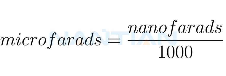 nf to uf equation